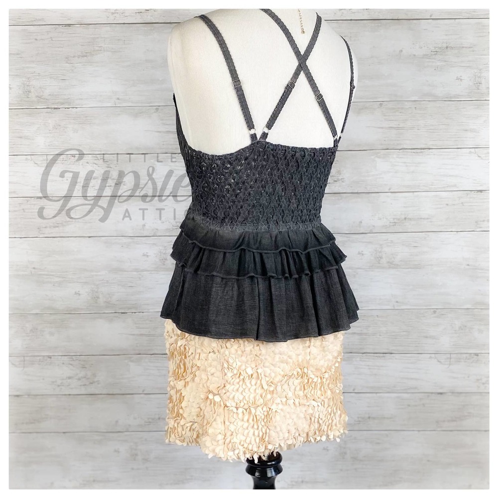 POL Sweet Burnout Flirty Lace Top - Picture 4 of 11